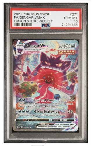 Psa gengar vmax 271 264 - 10, 271/264