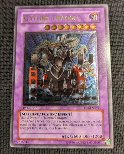 Yugioh gatling dragon - gatling,
