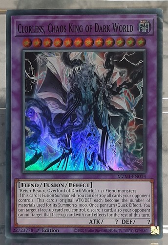Yugioh clorless chaos king - clorless,,
